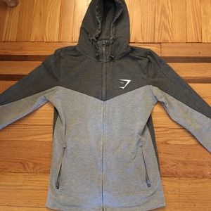 Gymshark two tone zip up